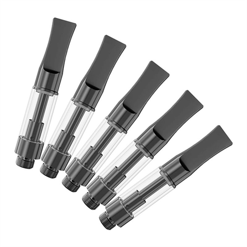punta piana di delta 9 HHC Live Resin Distillate Cart With di delta 8 del nero 1000mg