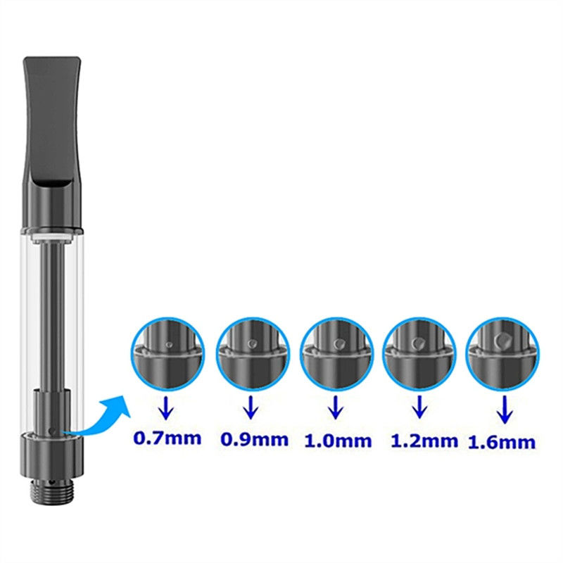 Delta vuoto 9 D8 D9 THC Live Resin Cartridge di delta 8 del nero 1.0mL