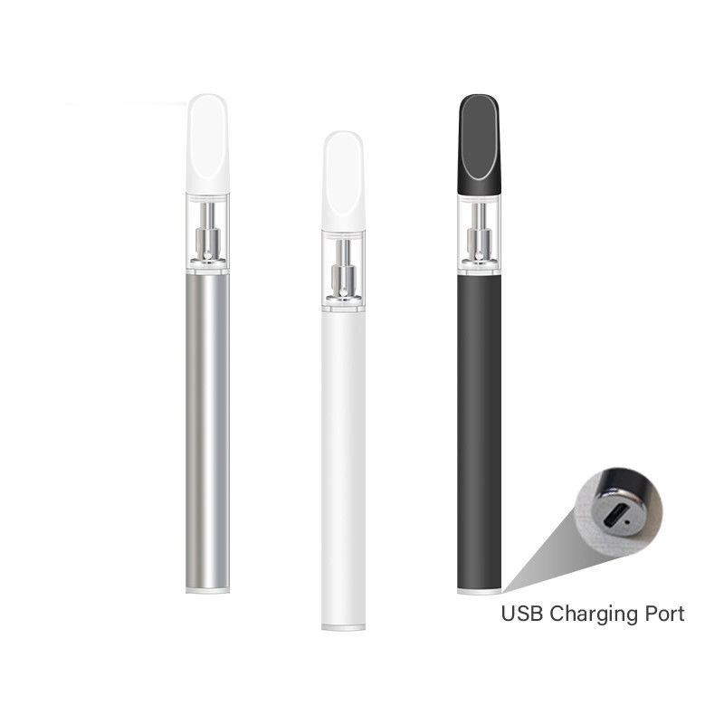 Branded 0.3ml 0.5ml 1.0ml Disposable CBD Dab Distilato Vape Pen Kit Factory Direttamente con bobina ceramica