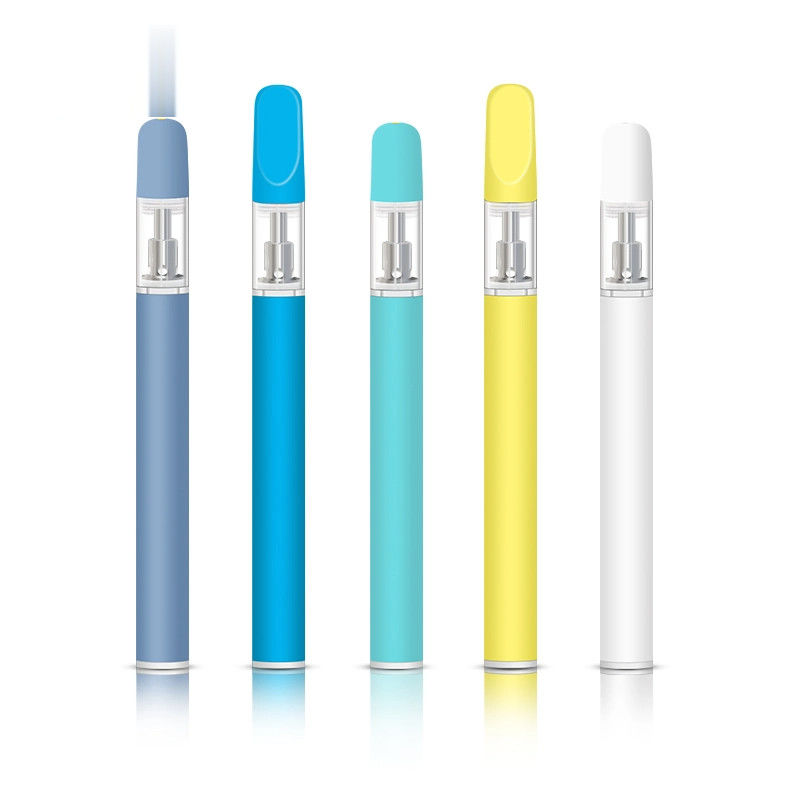 Branded 0.3ml 0.5ml 1.0ml Disposable CBD Dab Distilato Vape Pen Kit Factory Direttamente con bobina ceramica