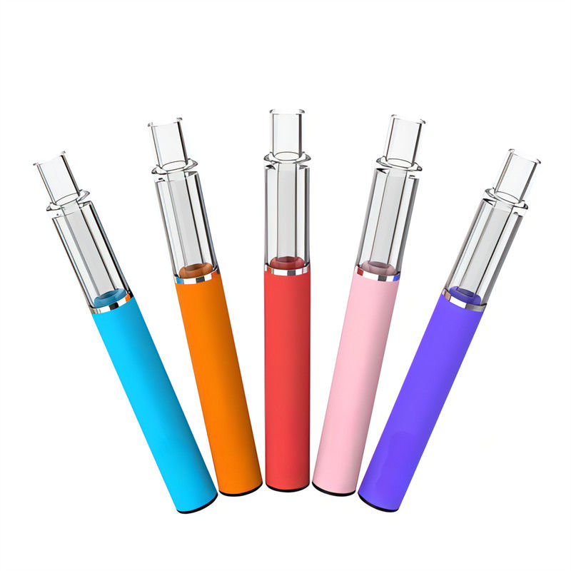 ODM dell'OEM pieno di vetro CBD Vape Pen Disposable di 0.5ml 1.0ml con il logo su misura
