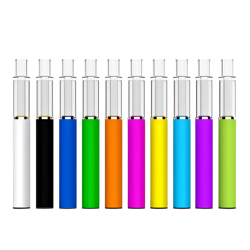 ODM dell'OEM pieno di vetro CBD Vape Pen Disposable di 0.5ml 1.0ml con il logo su misura